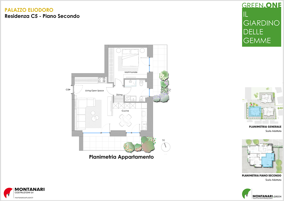 Planimetria residenza C5 Palazzo Eliodoro